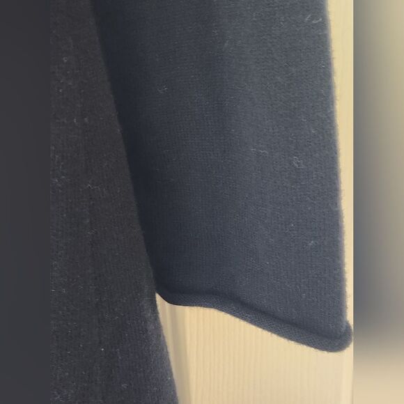 INC International Concepts PL Black CASHMEREBlendLngslvKnit Women OpenedCardigan - Picture 7 of 8